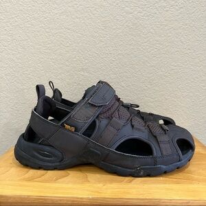 TEVA Forebay 2 Sandals Mens Sz 10 Outdoor Trail Hiking Fishing Waterproof Brown
